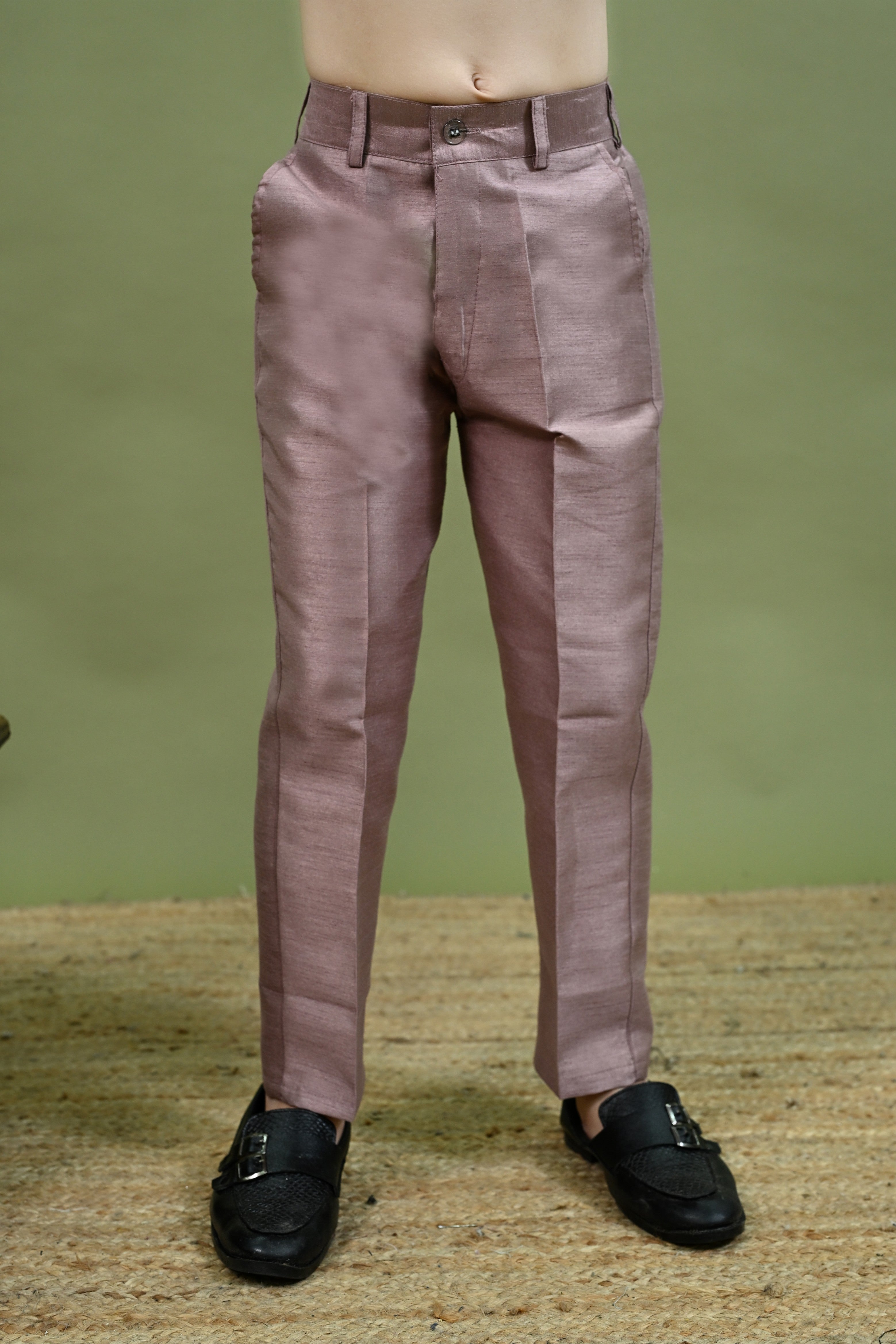 Ahhaaaa Boys Kurta Set with Attached Sequin Jacket for Wedding and Festivals