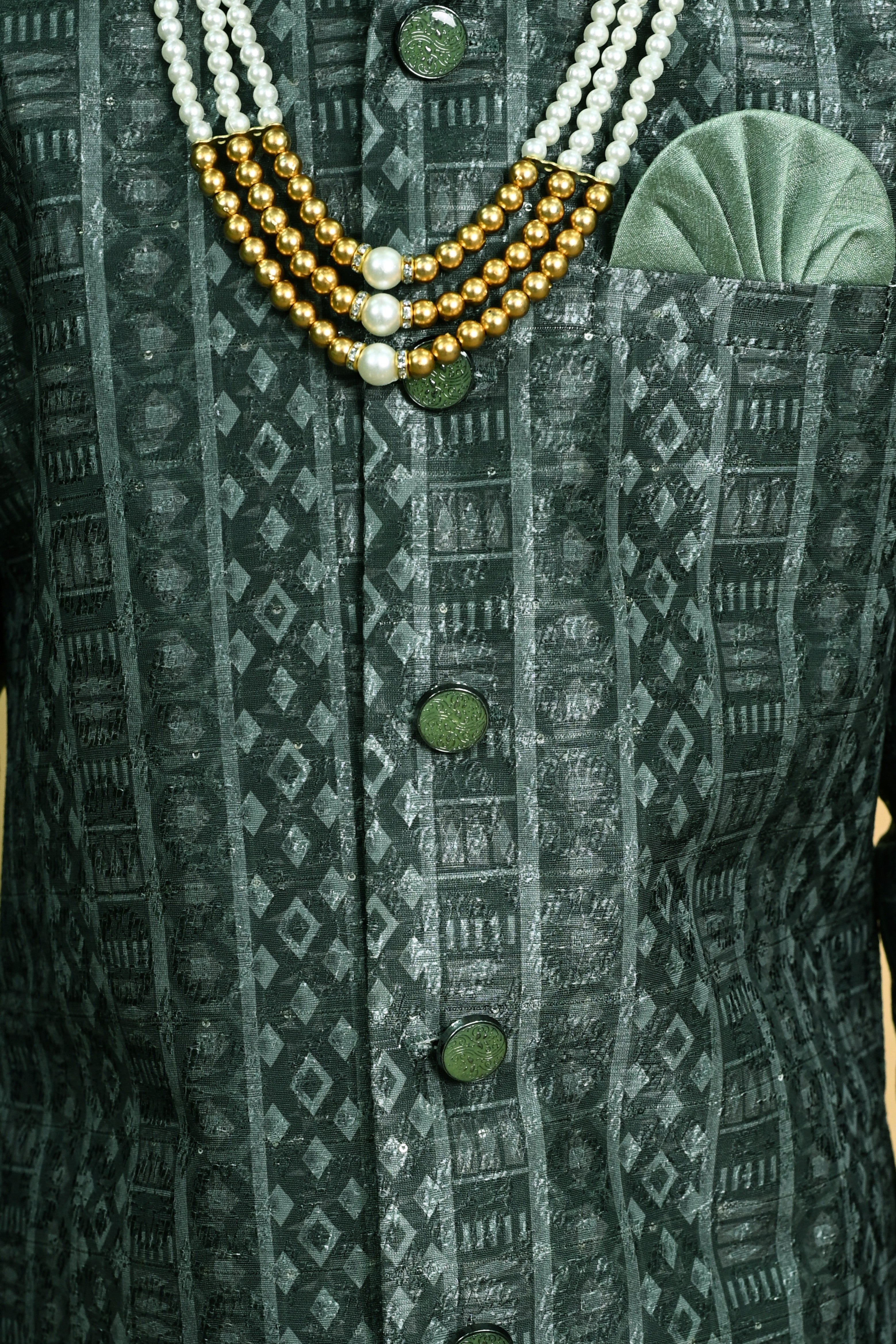 Ahhaaaa Boys Indo-Western Sherwani Set | Kids Jodhpuri Style Achkan for Wedding