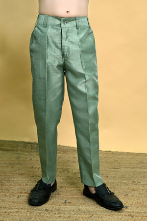 Ahhaaaa Boys Indo-Western Sherwani Set | Kids Jodhpuri Style Achkan for Wedding