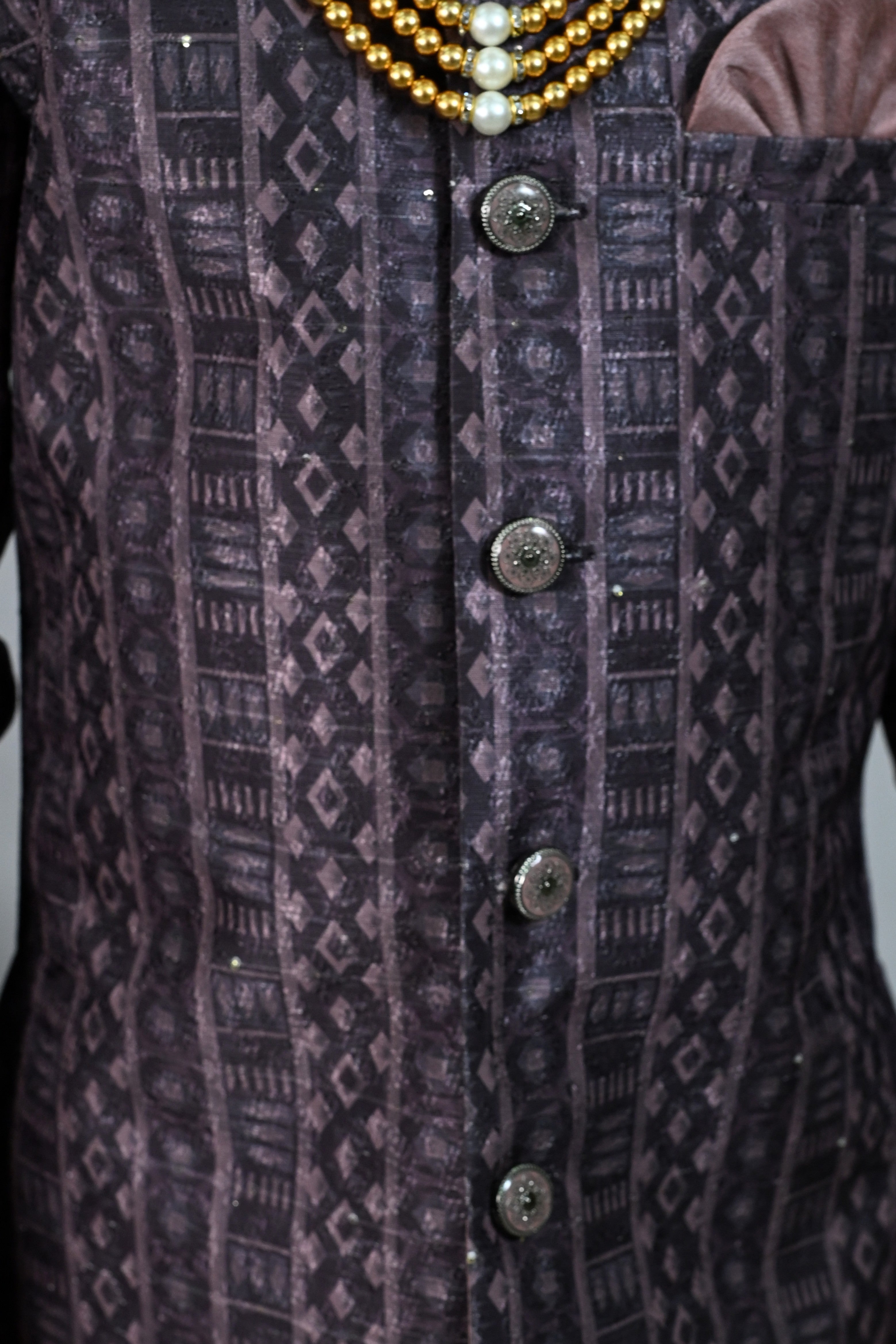 Ahhaaaa Boys Indo-Western Sherwani Set | Kids Jodhpuri Style Achkan for Wedding
