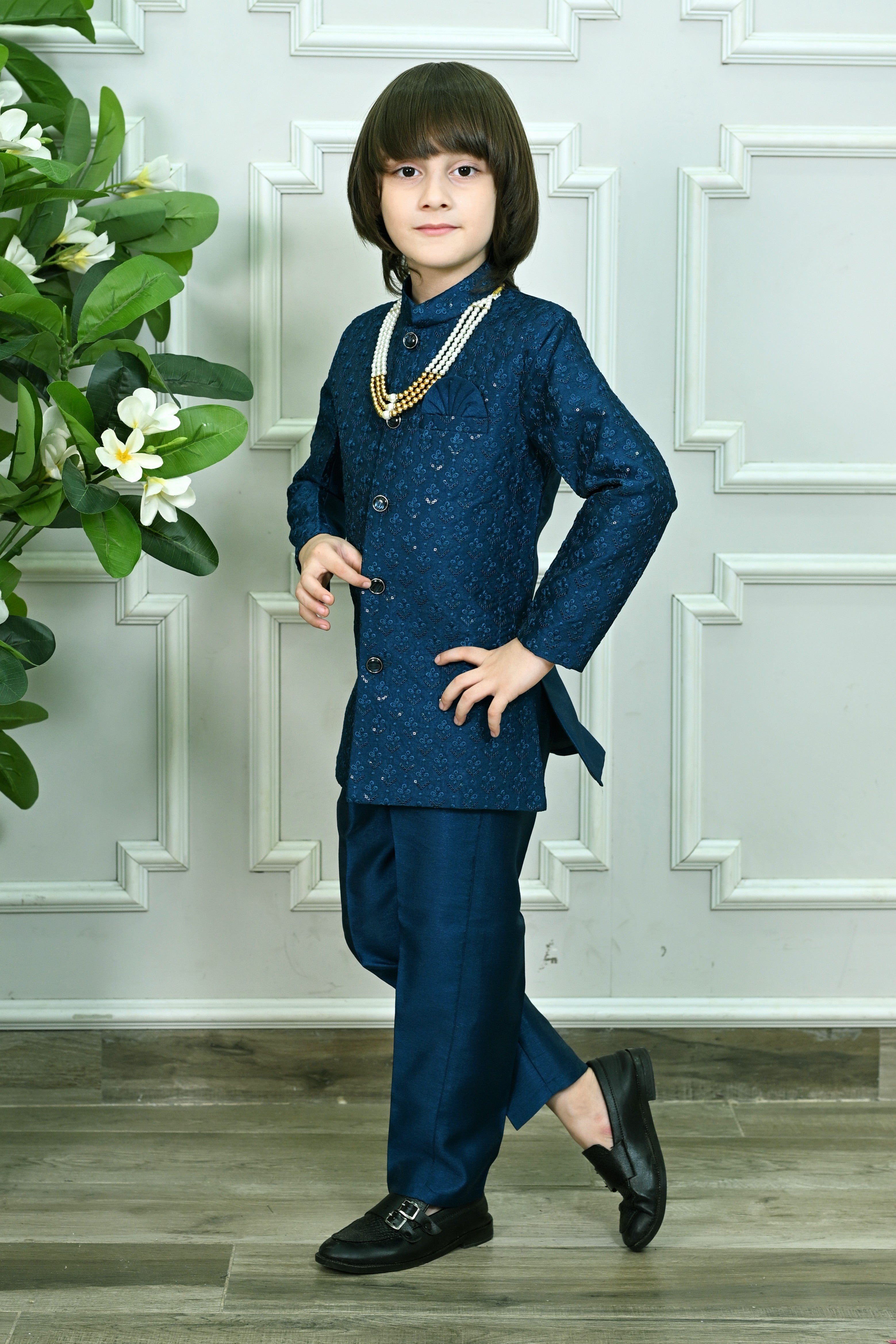 Ahhaaaa Boys Jodhpuri Suit Set | Kids Indo-Western Bandhgala for Wedding
