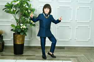 Ahhaaaa Boys Jodhpuri Suit Set | Kids Indo-Western Bandhgala for Wedding