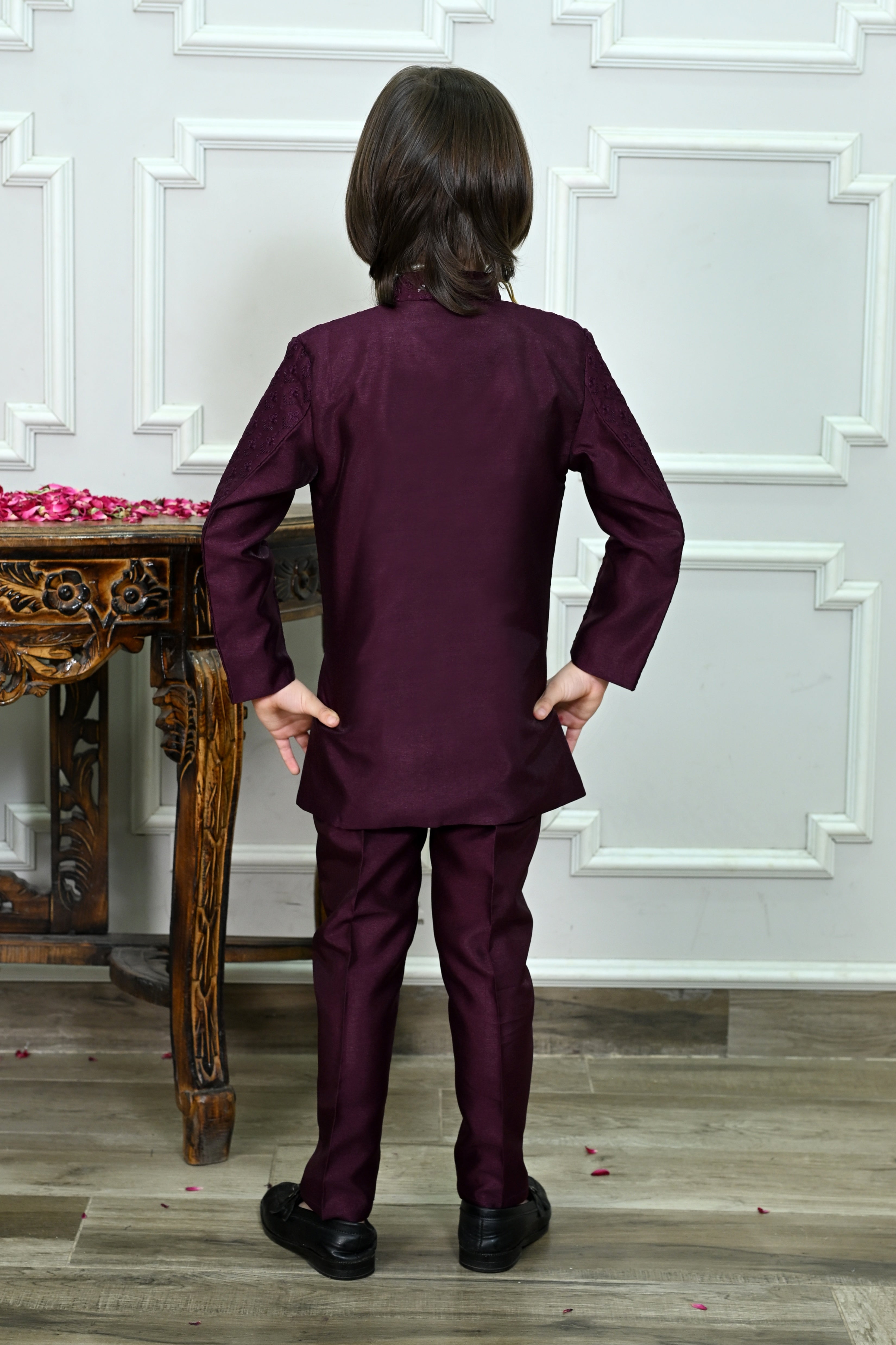 Ahhaaaa Boys Jodhpuri Suit Set | Kids Indo-Western Bandhgala for Wedding