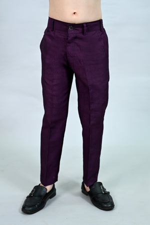 Ahhaaaa Boys Kurta Set with Attached Sequin Jacket for Wedding and Festivals