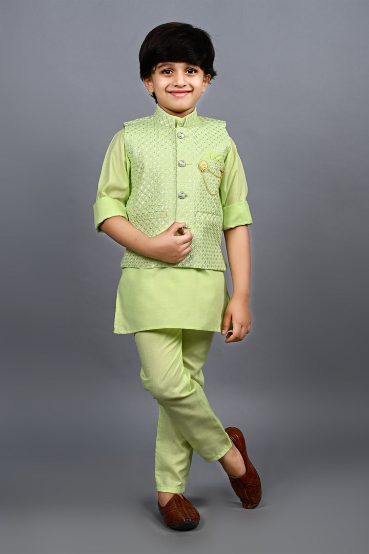 Ahhaaaa Traditional Indian Wear Bollywood Indo-Western Sherwani for Boys