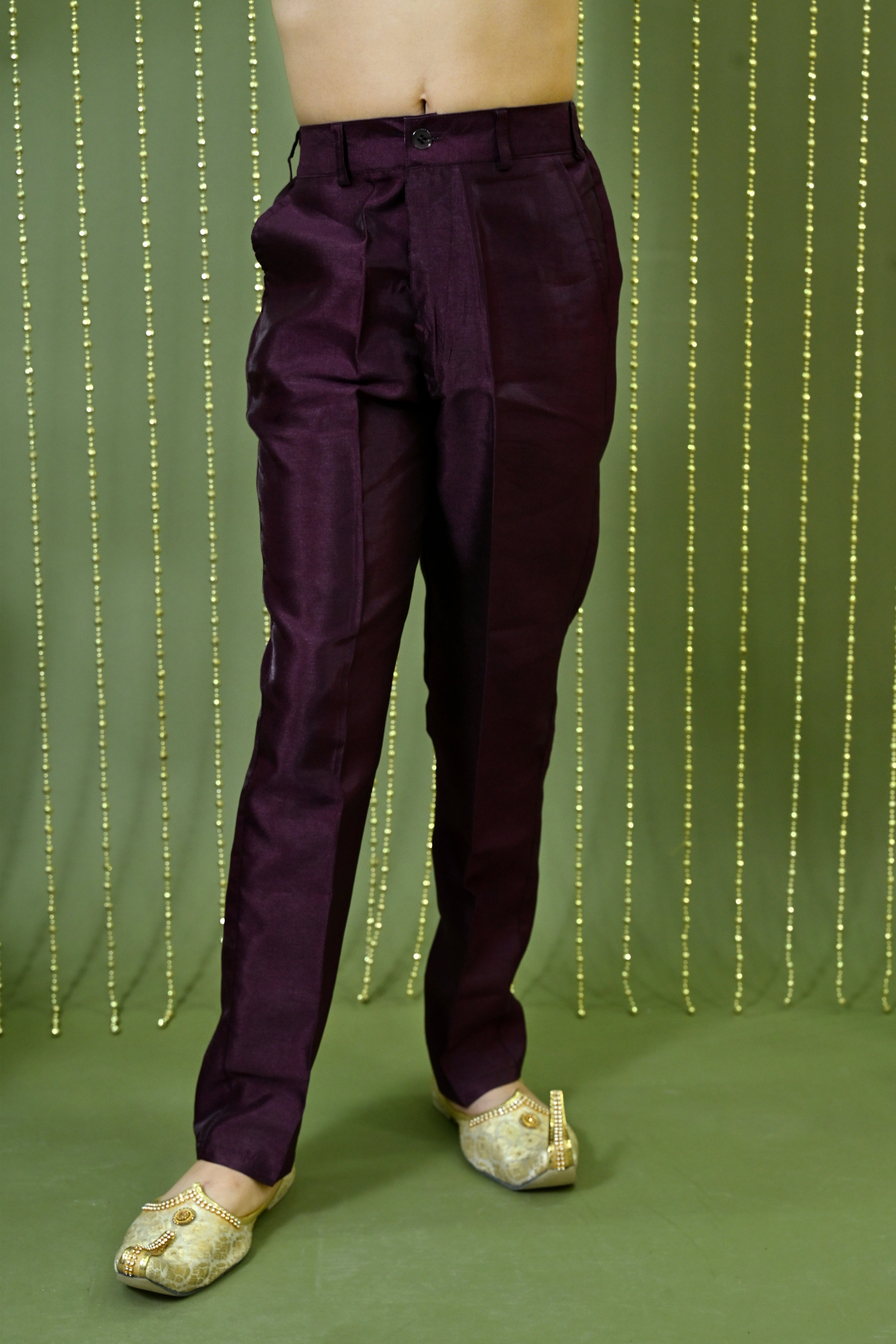 Ahhaaaa Boys Jodhpuri Sherwani Suit – 2 Piece Jacquard with Sequin Embroidery
