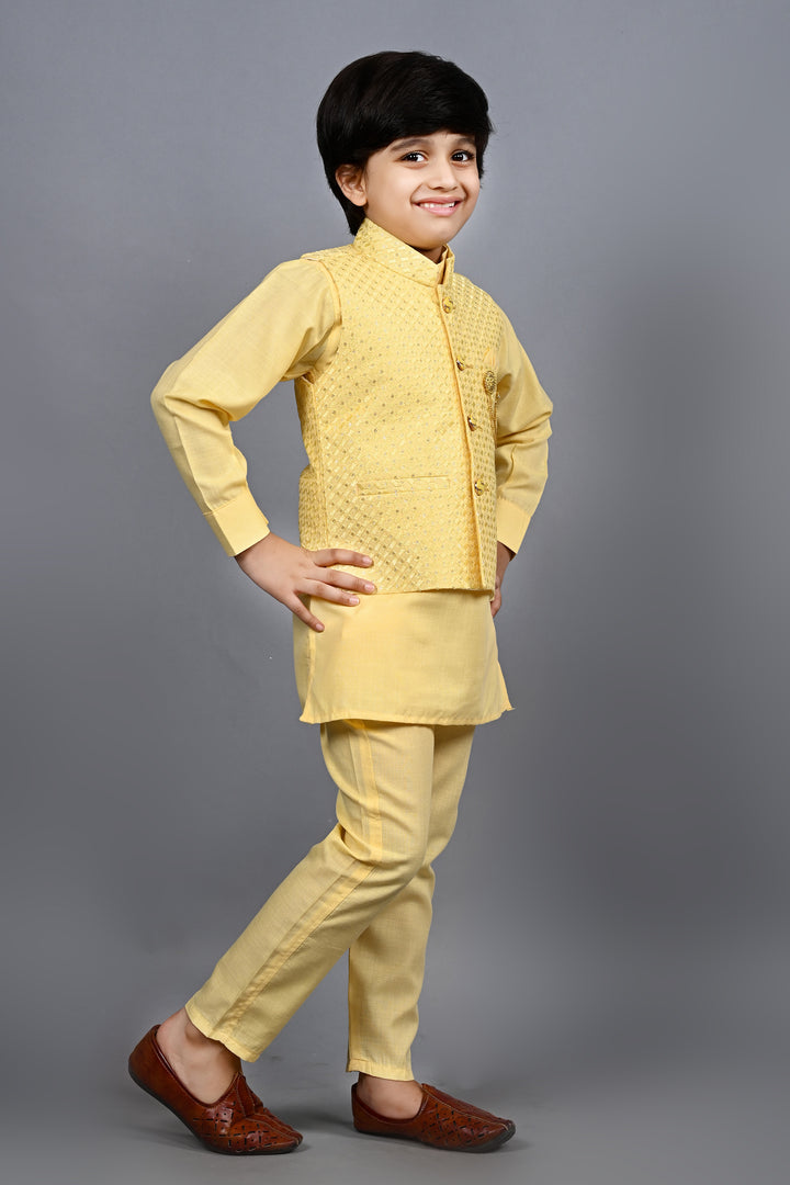 Ahhaaaa Traditional Indian Wear Bollywood Indo-Western Sherwani for Boys