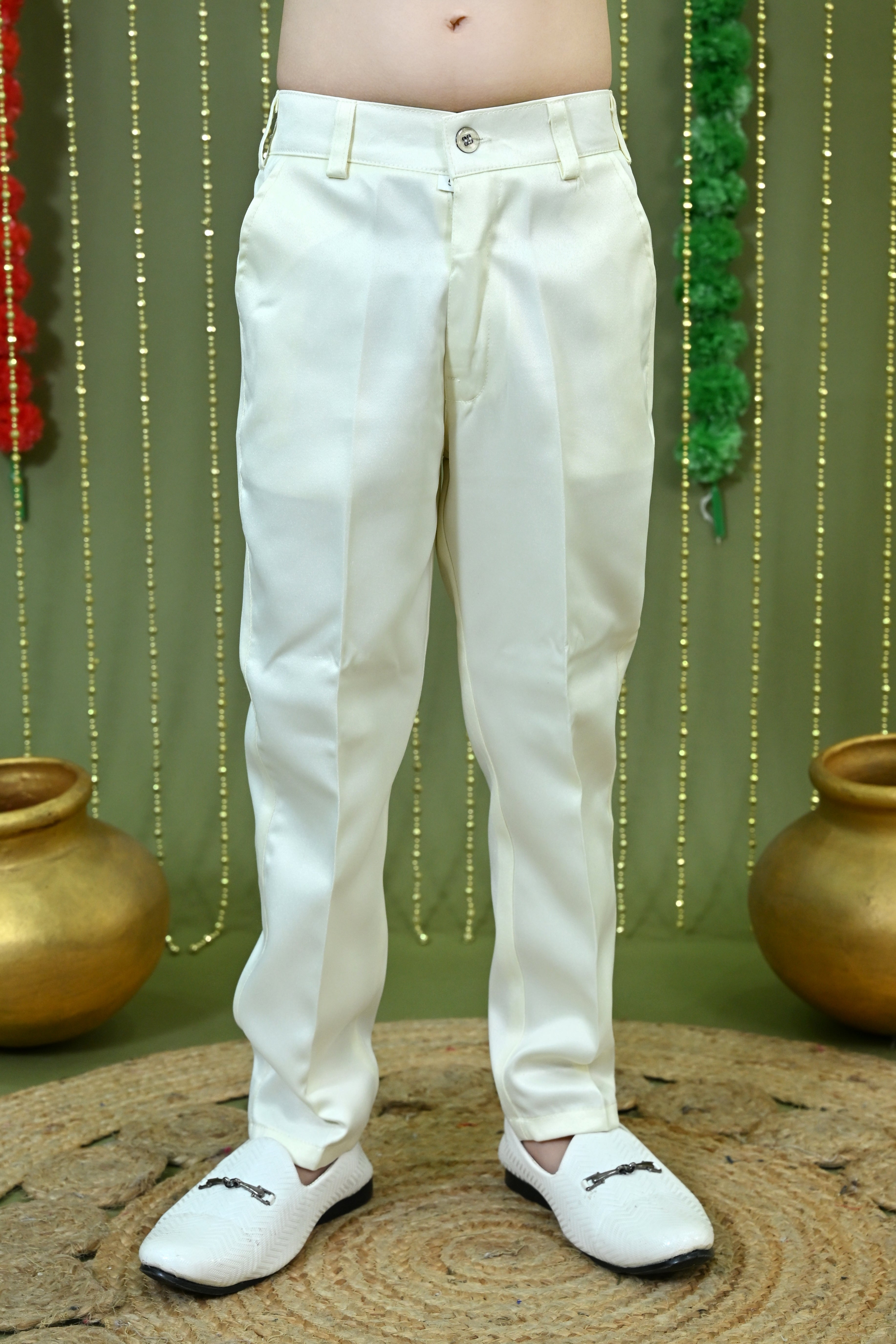 Ahhaaaa Boys Jodhpuri Sherwani Suit – 2 Piece Set with Embroidered Sequin Work
