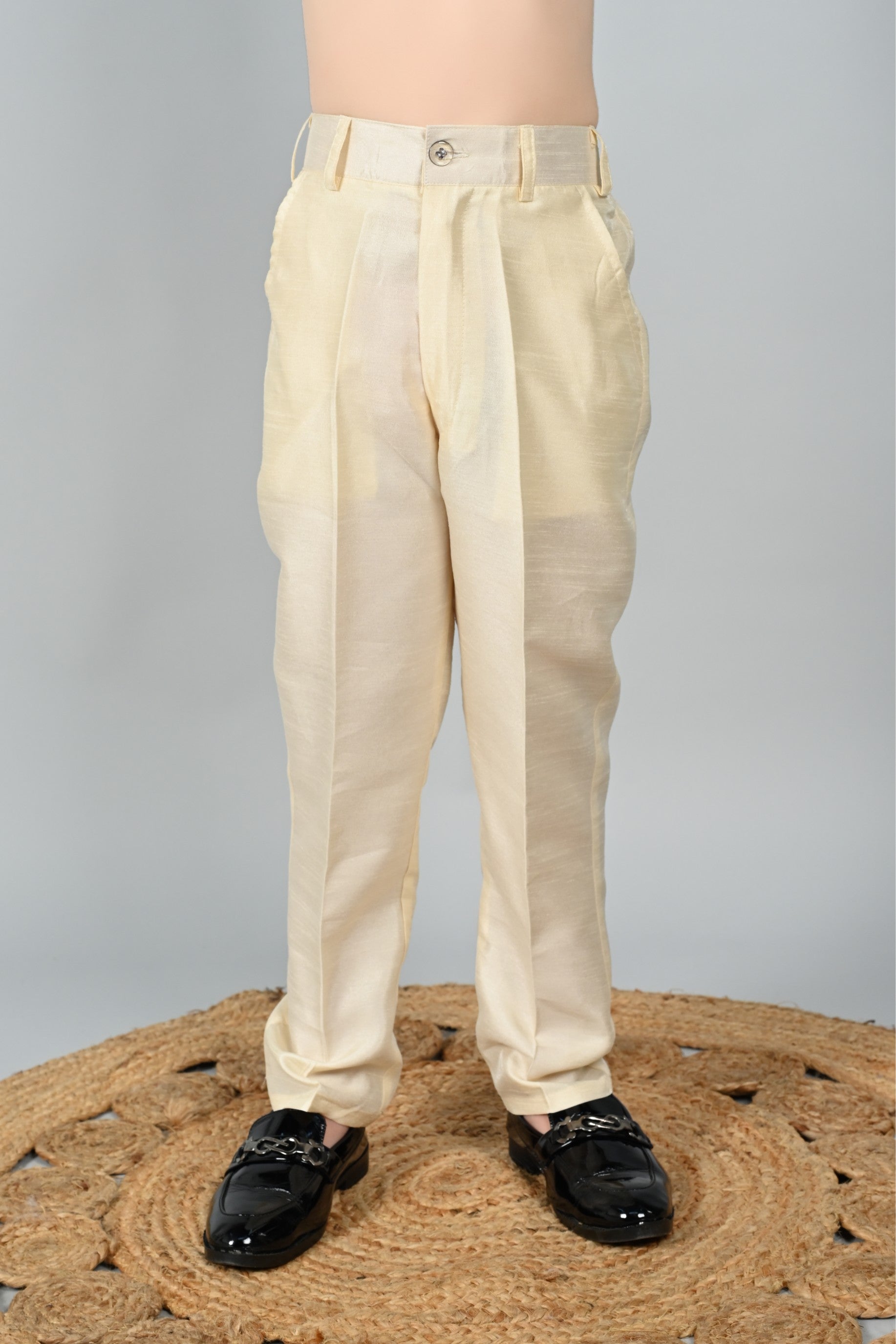Ahhaaaa Kids Sequin Embedded Indo-Western Set, Kurta, Pajama and Waistcoat Set for Boys