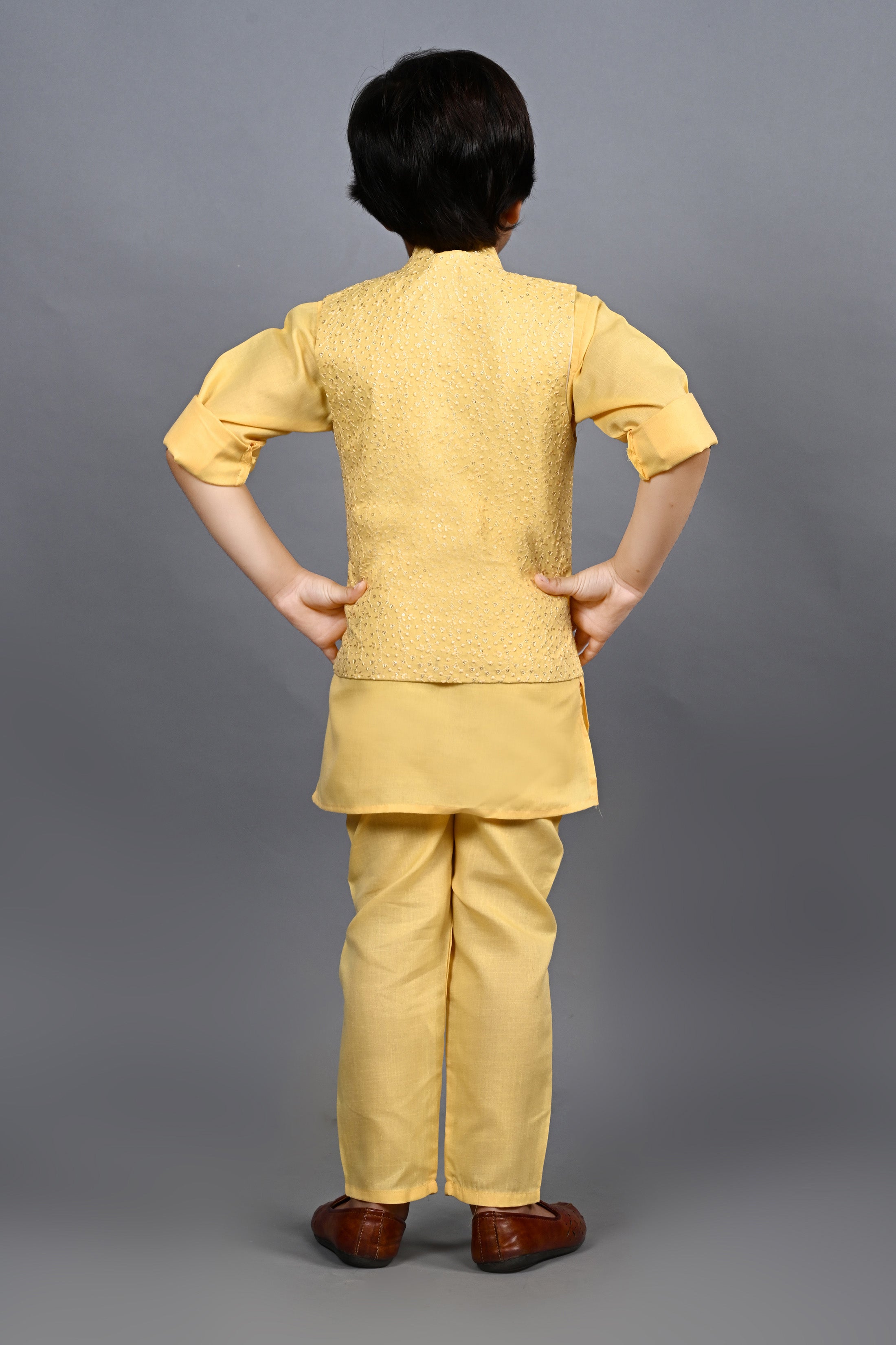 Ahhaaaa Traditional Indian Wear Bollywood Indo-Western Sherwani for Boys