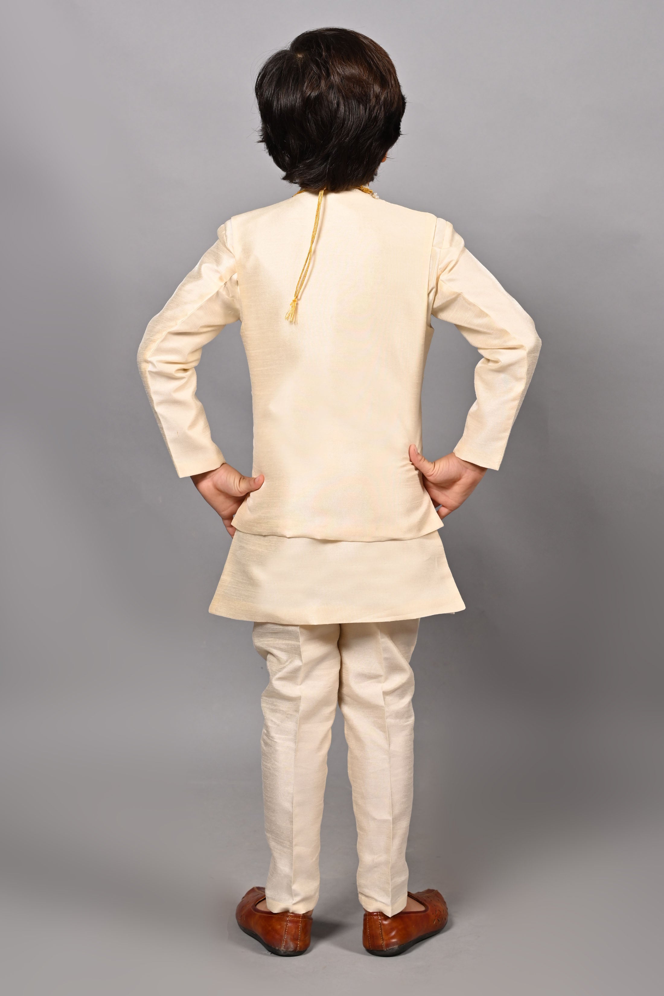Ahhaaaa Traditional Party Wear Bollywood Style Indo-Western Sherwani for Boys