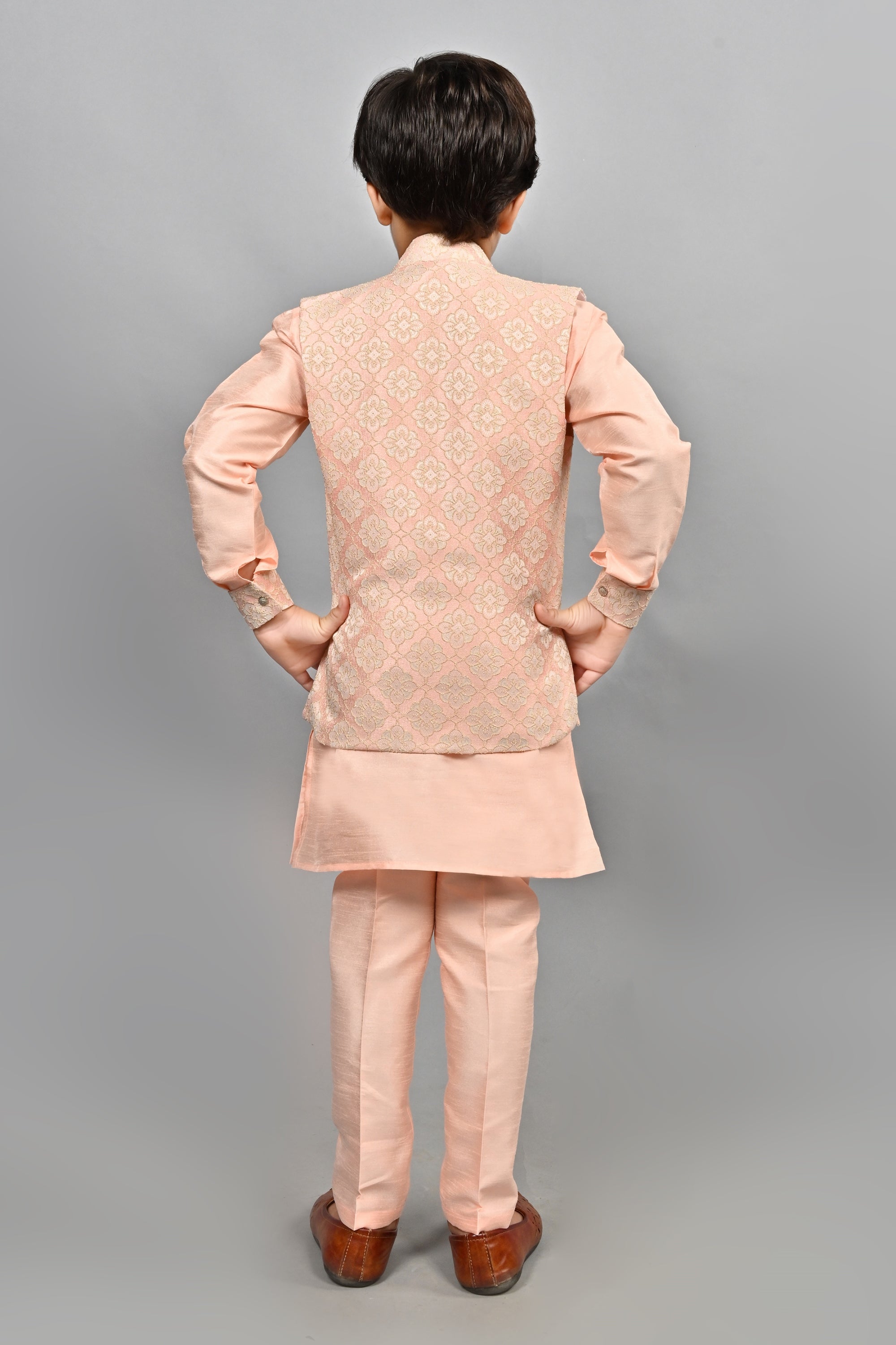 Ahhaaaa Traditional Party Wear Bollywood Style Indo-Western Sherwani for Boys