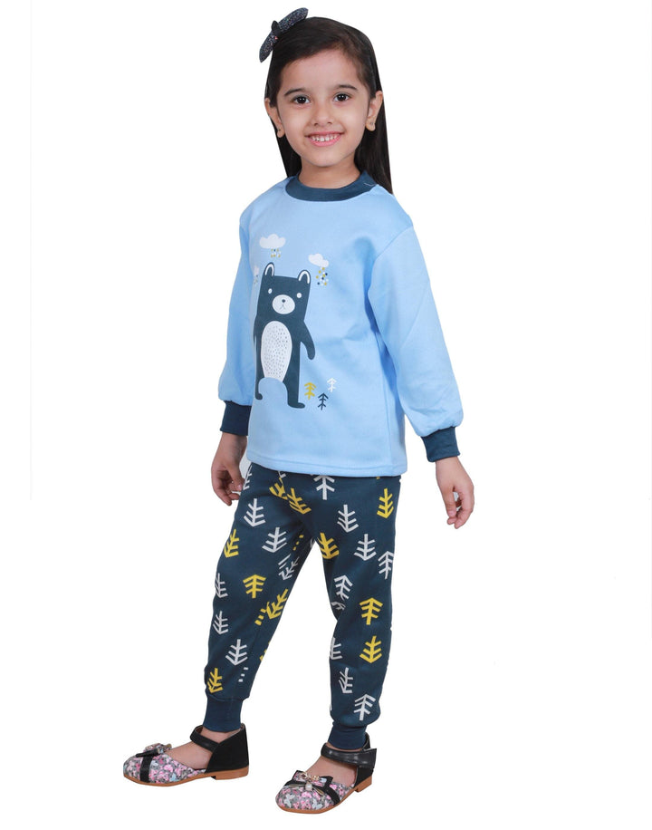 ahhaaaa Kids Velvet Winter Wear Pullover and Payjama Sets - ahhaaaa.com