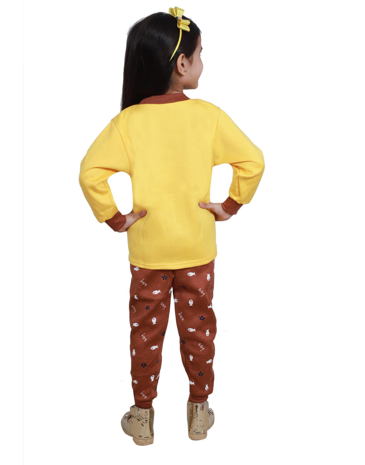 ahhaaaa Kids Velvet Winter Wear Sweatshirt and Payjama Sets - ahhaaaa.com
