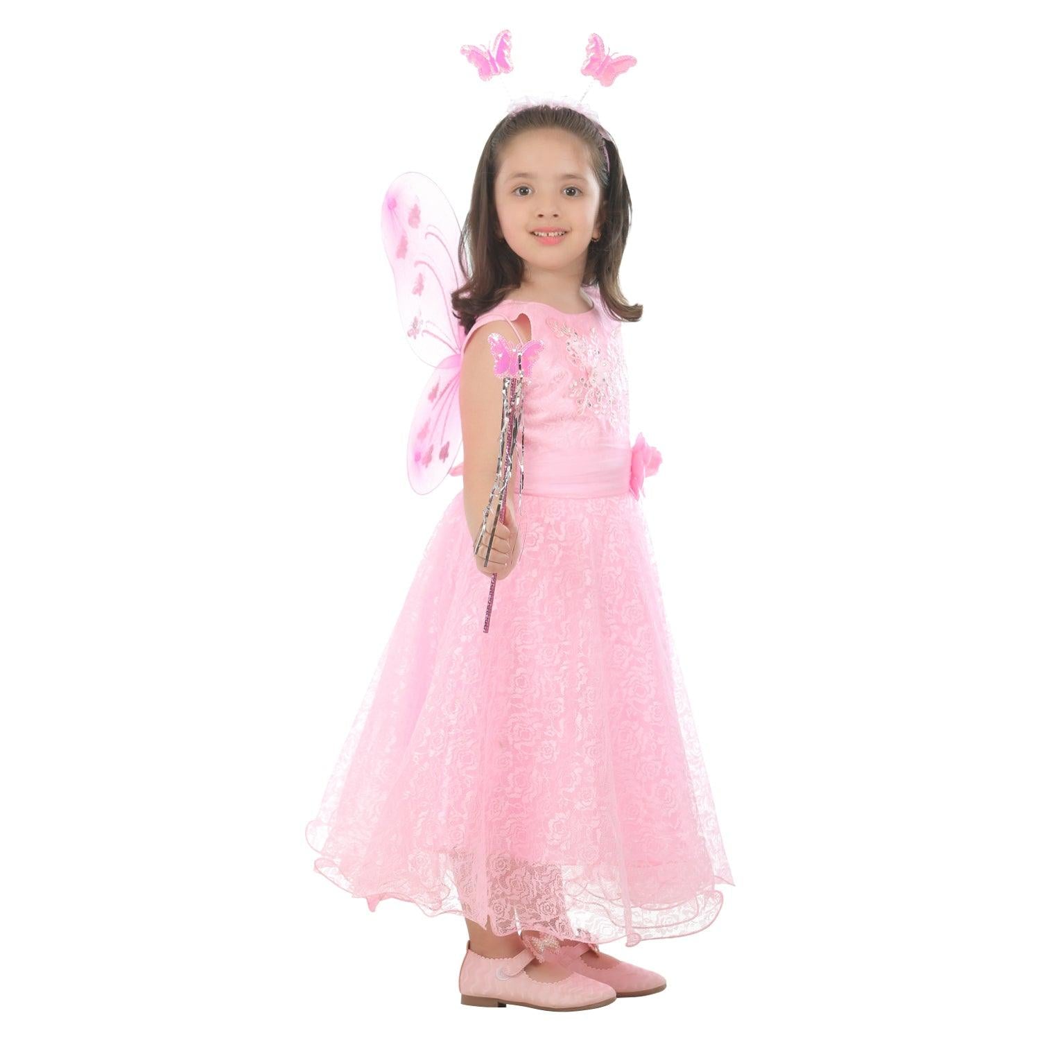 SR Creation Self Design Rani Pari Net Gown For Girl - Buy SR Creation Self  Design Rani Pari Net Gown For Girl Online at Low Price - Snapdeal