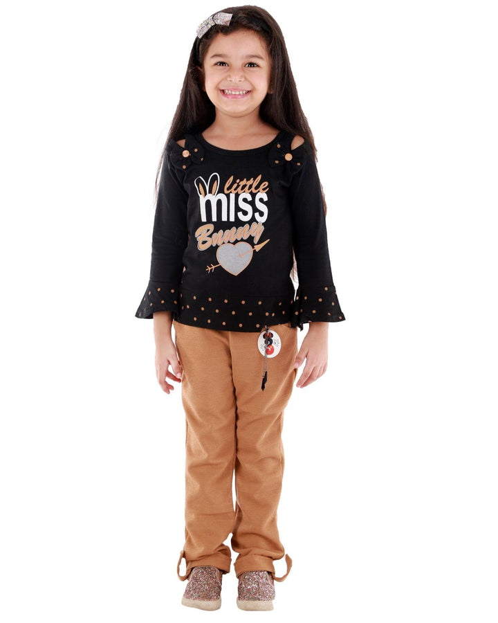 Ahhaaaa Kids Cotton Blend Top with Pant for Baby Girls - ahhaaaa.com