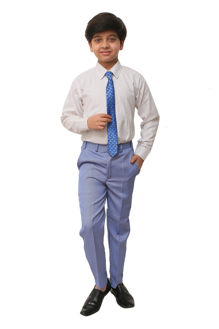 Ahhaaaa Cotton Silk 5-Piece Suit Set For Boys - ahhaaaa.com