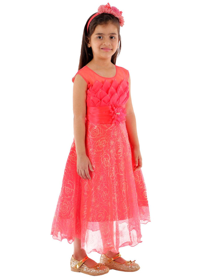 Ahhaaaa Kids A-Line Mini Gown Dress for Girls - ahhaaaa.com