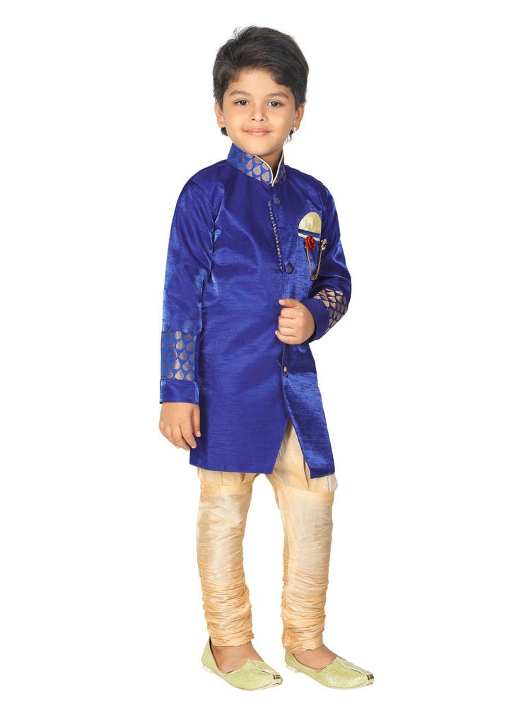 AHHAAAA Kid's Ethnic Sherwani and Breeches Set for Boys - ahhaaaa.com