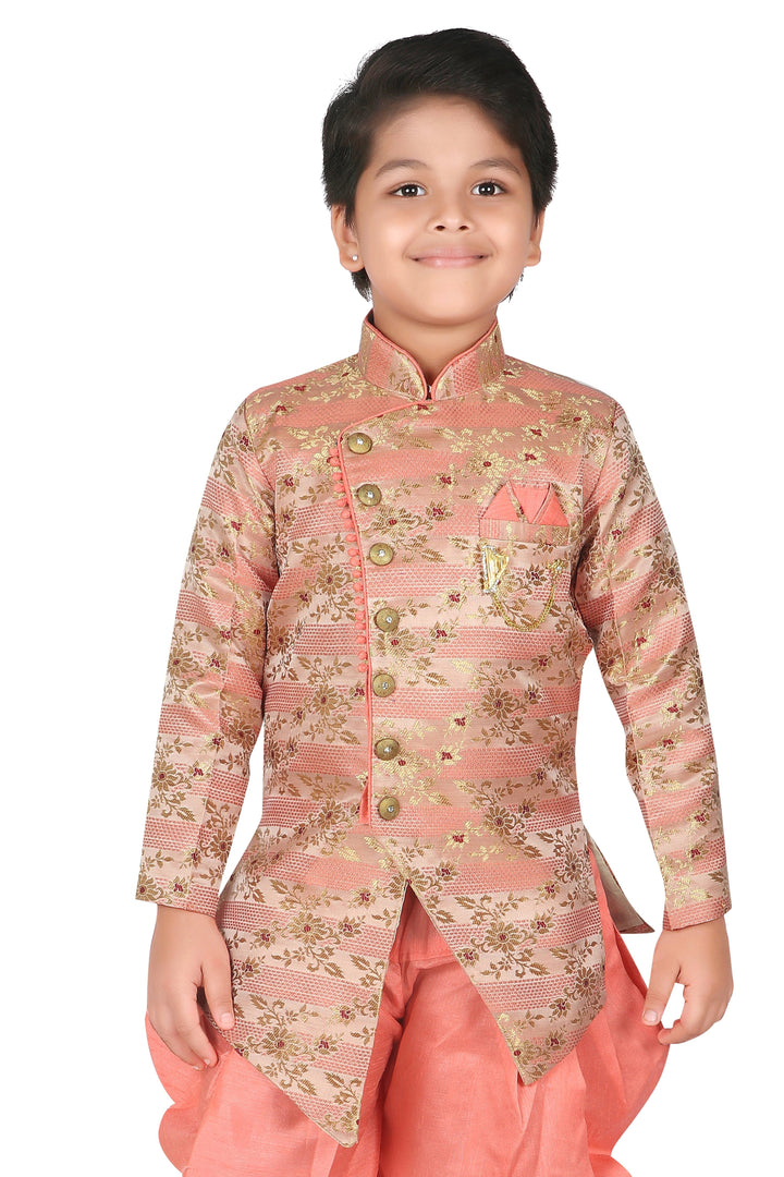 ahhaaaa Kids Ethnic Wear Indo-Western Sherwani - ahhaaaa.com