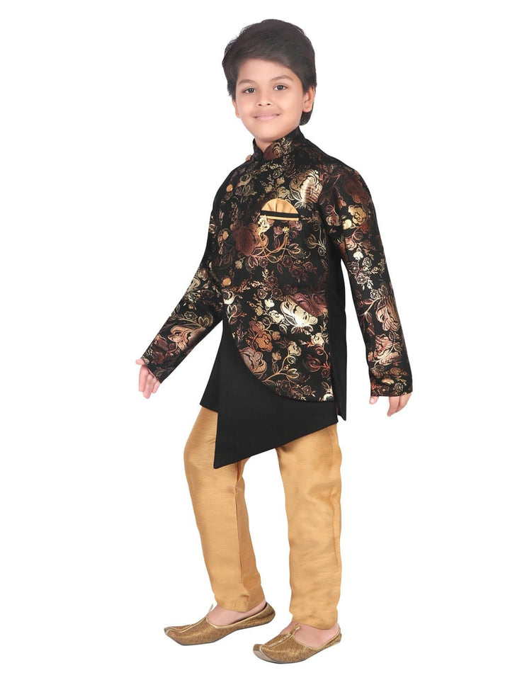 ahhaaaa Embroidered Indo-Western Sherwani for boys (459KZ) - ahhaaaa.com