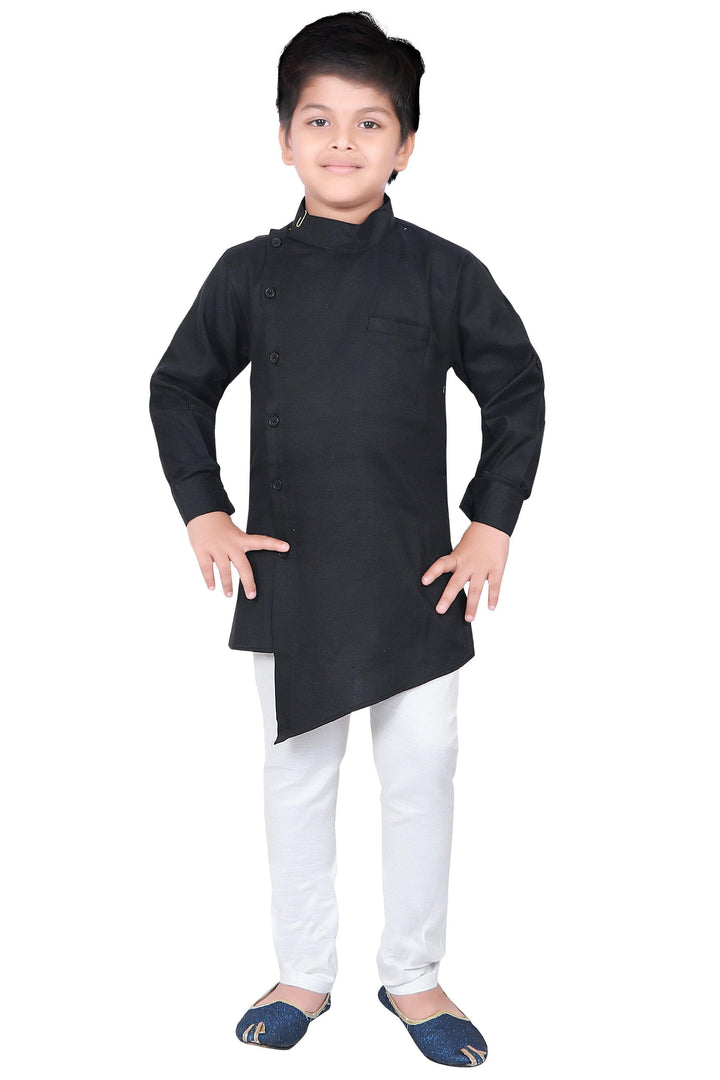 Ahhaaaa Ethnic Wear Casual Cotton Kurta and Pyjama Set For Boys - ahhaaaa.com