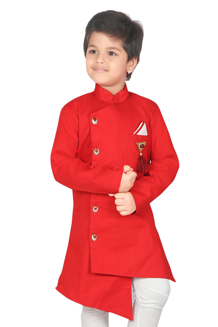 ahhaaaa kids ethnic wear Jodhpuri Suits Kurta Pyjama Set for Boys - ahhaaaa.com