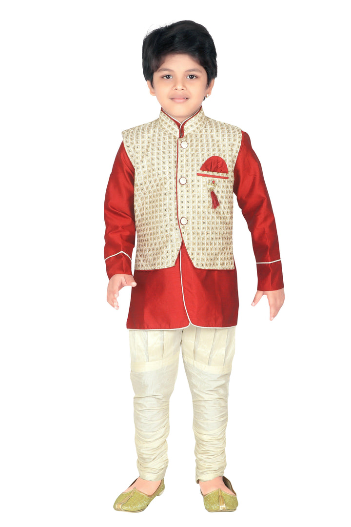 Ahhaaaa Kids Jodhpuri Suits Set for Boys (kids ethnic wear boys) - ahhaaaa.com