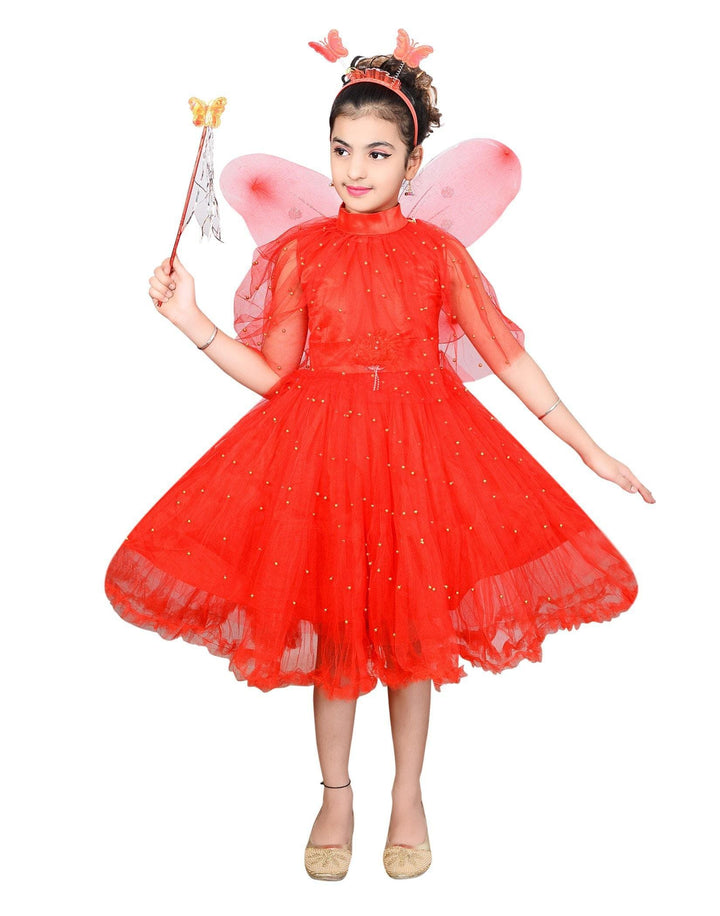 Ahhaaaa Girls' Maxi Dress (Red) - ahhaaaa.com