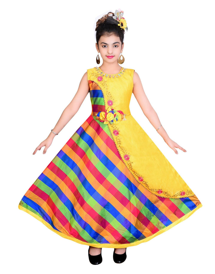 Ahhaaaa Girl's Blended Festive Angel Dress - ahhaaaa.com
