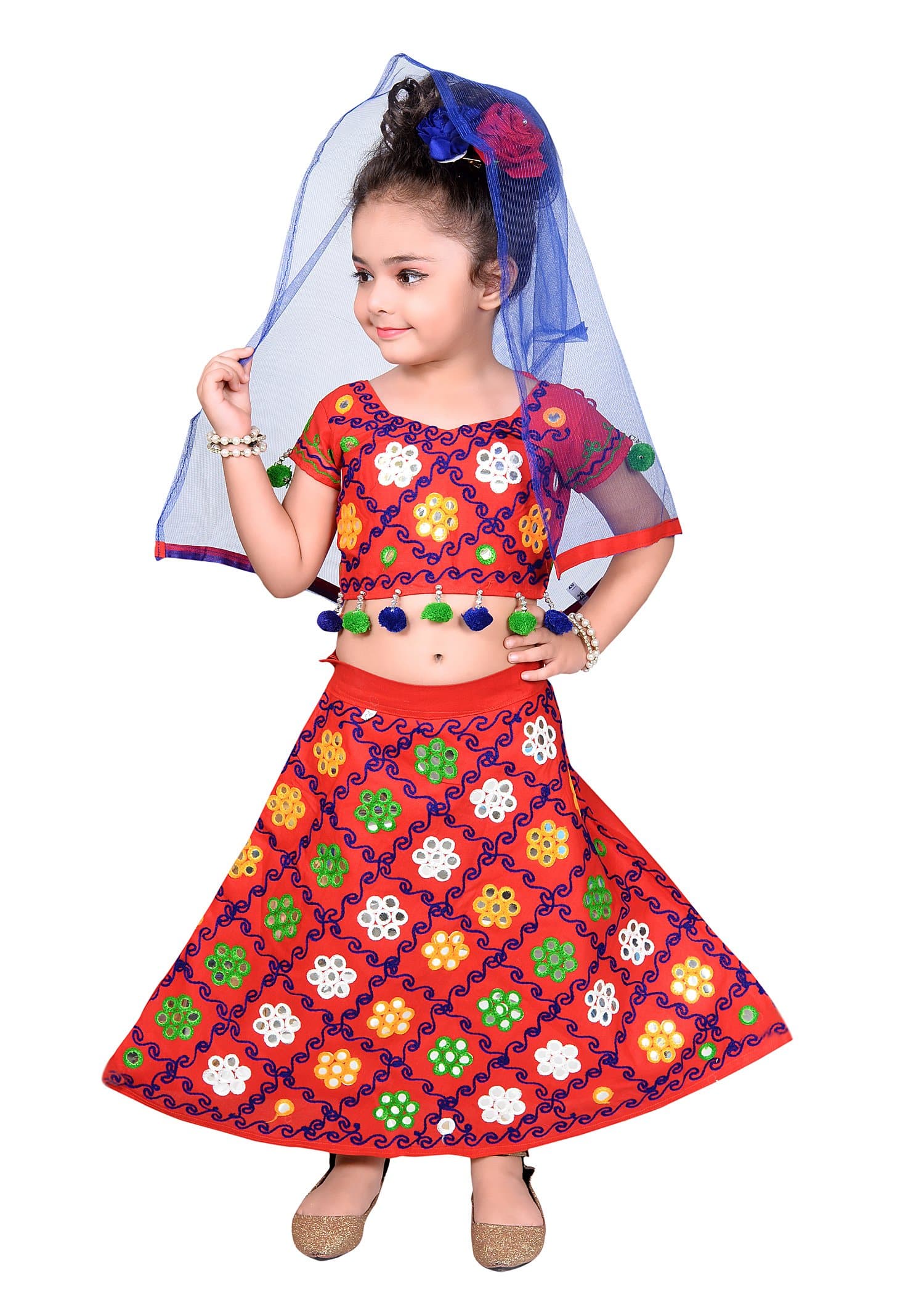 Radha Krishna Exports - Indian Latest Bridal Designer Lehenga Choli Velvet  Fabric in Color Maroon SKU: PRN2427 PRICE: 218.99$ Color: RED Lehenga  Fabric: Velvet Work: Heavy Embroidery Note: Free Shipping Visit the