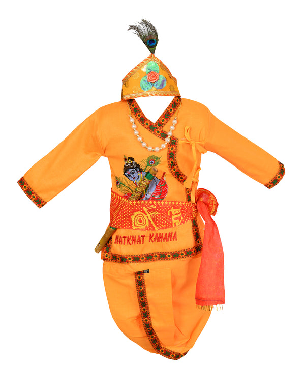 Ahhaaaa Kids Ethnic Cotton Kurta and Dhoti Pant Set for Boys