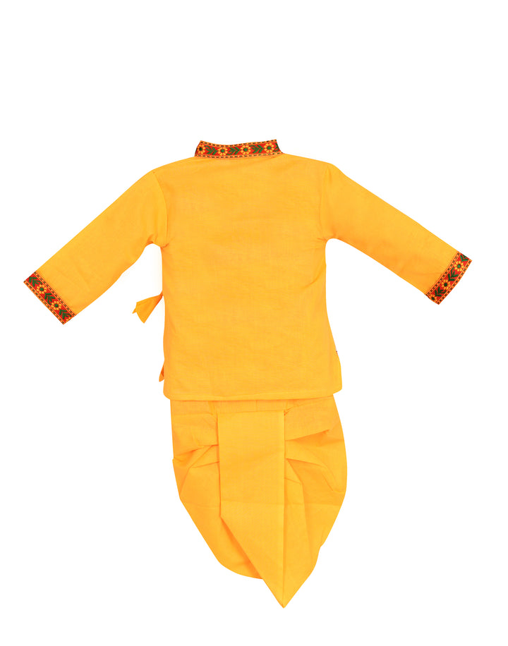 Ahhaaaa Kids Ethnic Cotton Kurta and Dhoti Pant Set for Boys