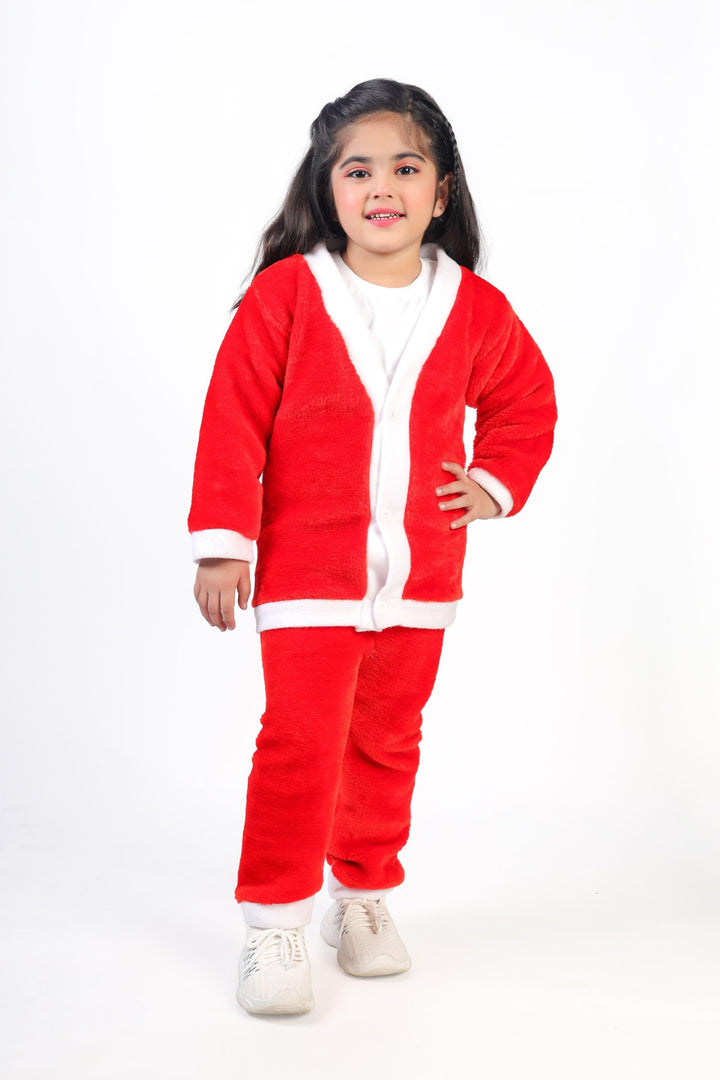Ahhaaaa Kids Santa Claus Costume Christmas Dress for Girls and Boys - ahhaaaa.com
