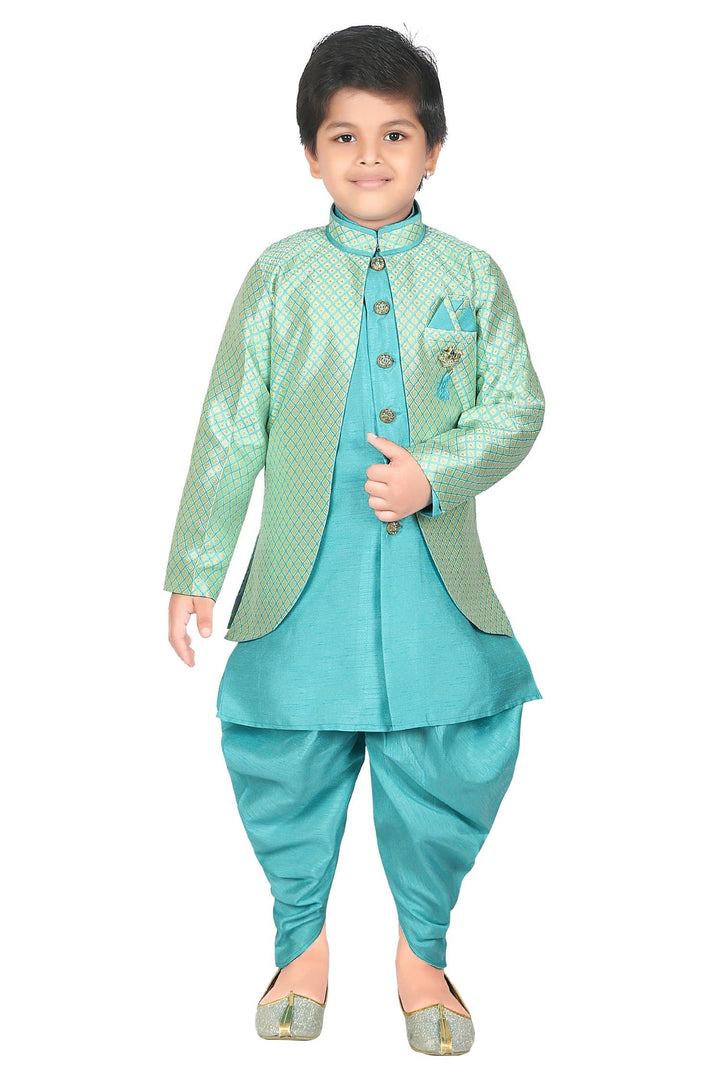 ahhaaaa Ethnic Wear Indo-Western Sherwani and Dhoti Pant for Boys - ahhaaaa.com