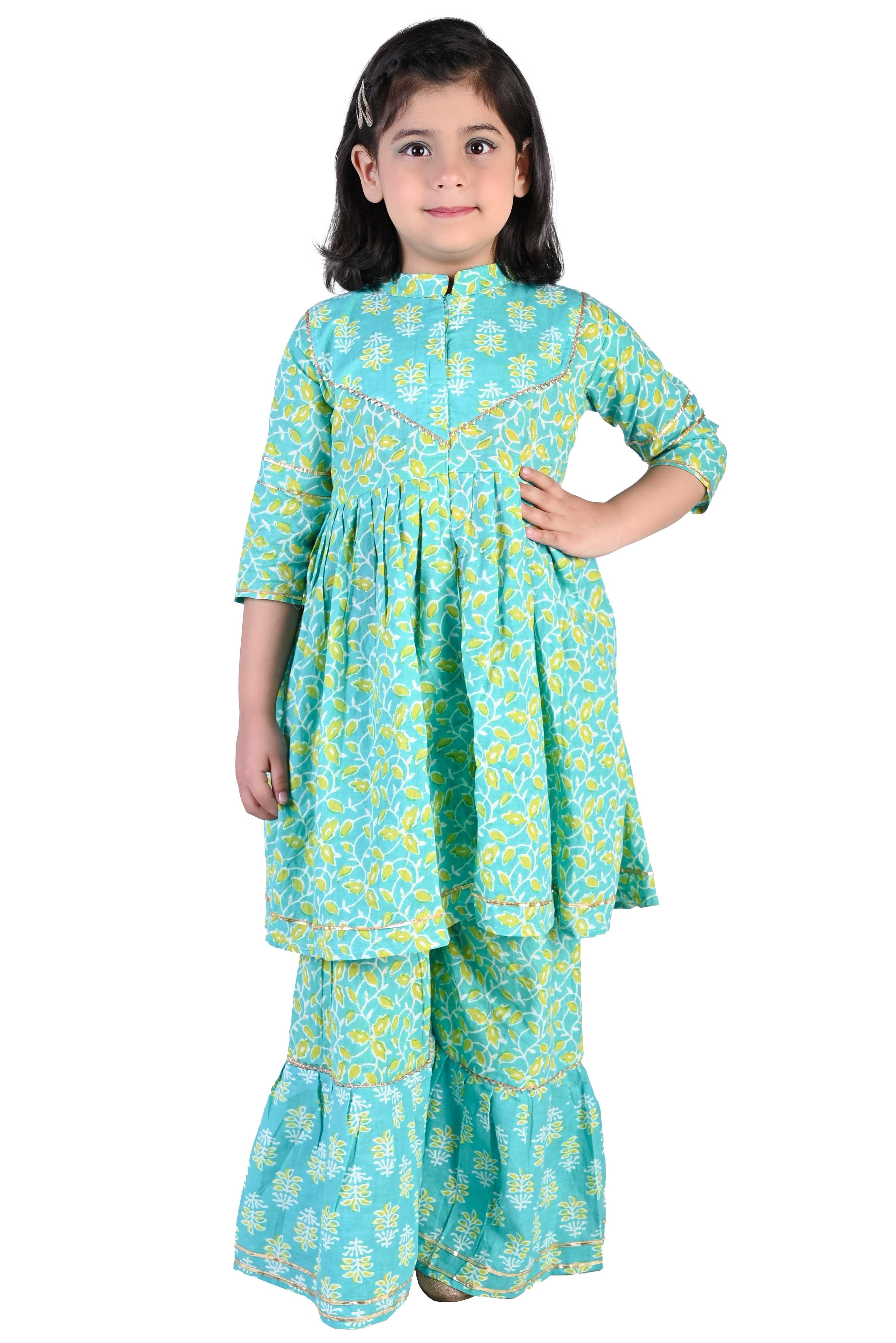 MUM & 'MINI'-MUM - Lucknowi Kurta with Tulip Pants 2.0- OFF WHITE - Ishnya