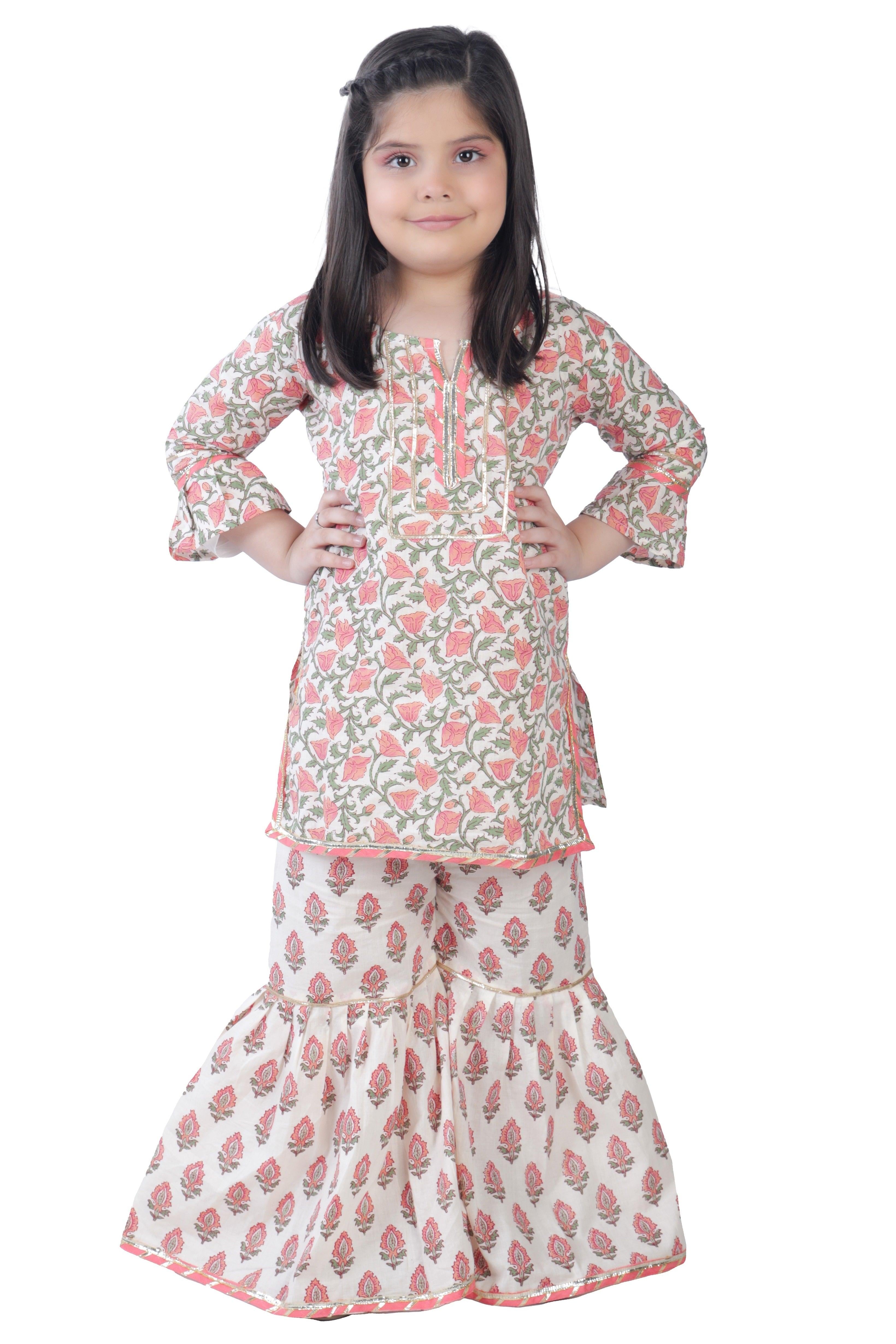 Frill on sale sleeves kurti