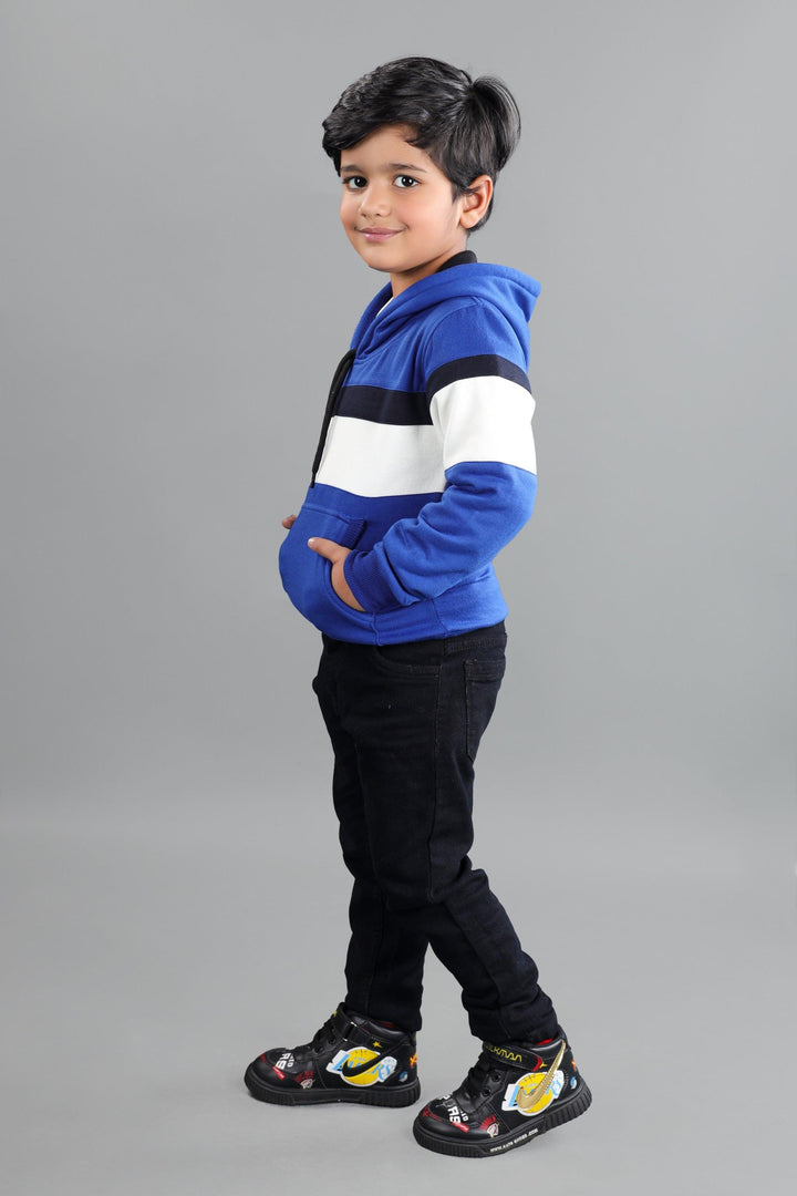 Ahhaaaa Cotton Blend Boys Zipper Hoodie Sweatshirts