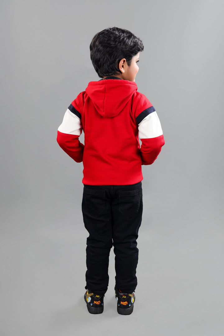 Ahhaaaa Cotton Blend Boys Zipper Hoodie Sweatshirts
