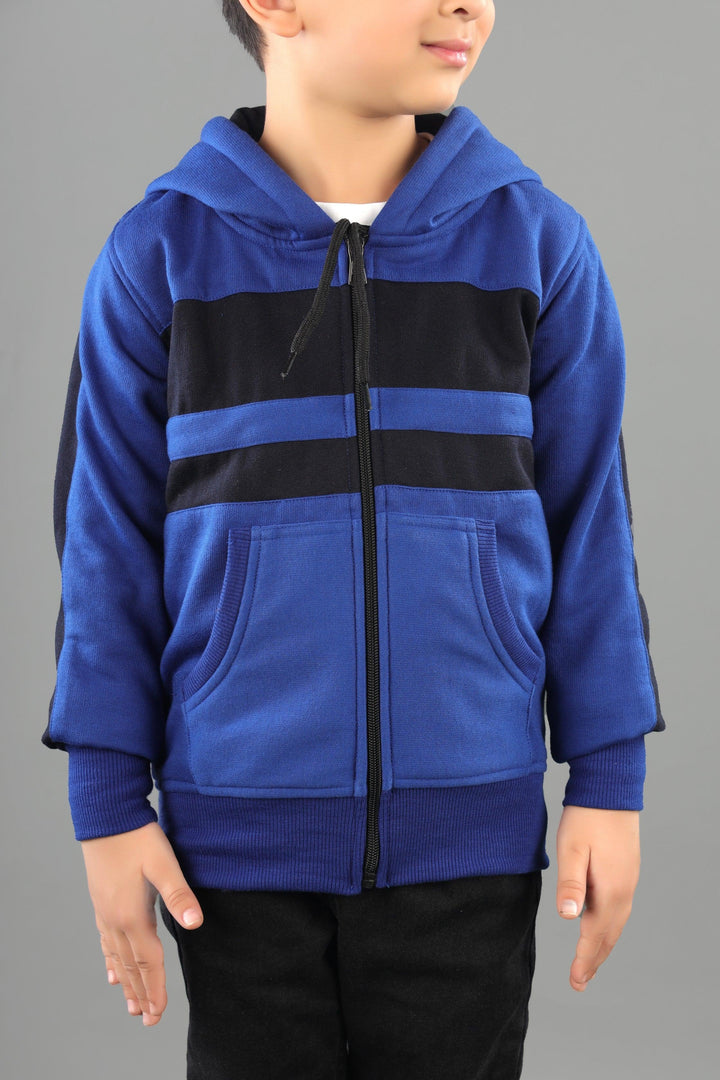 Ahhaaaa Cotton Blend Boys Zipper Hoodie Sweatshirts