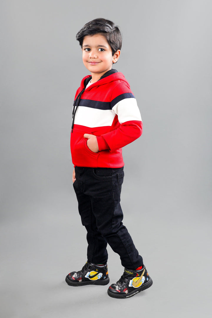 Ahhaaaa Cotton Blend Boys Zipper Hoodie Sweatshirts