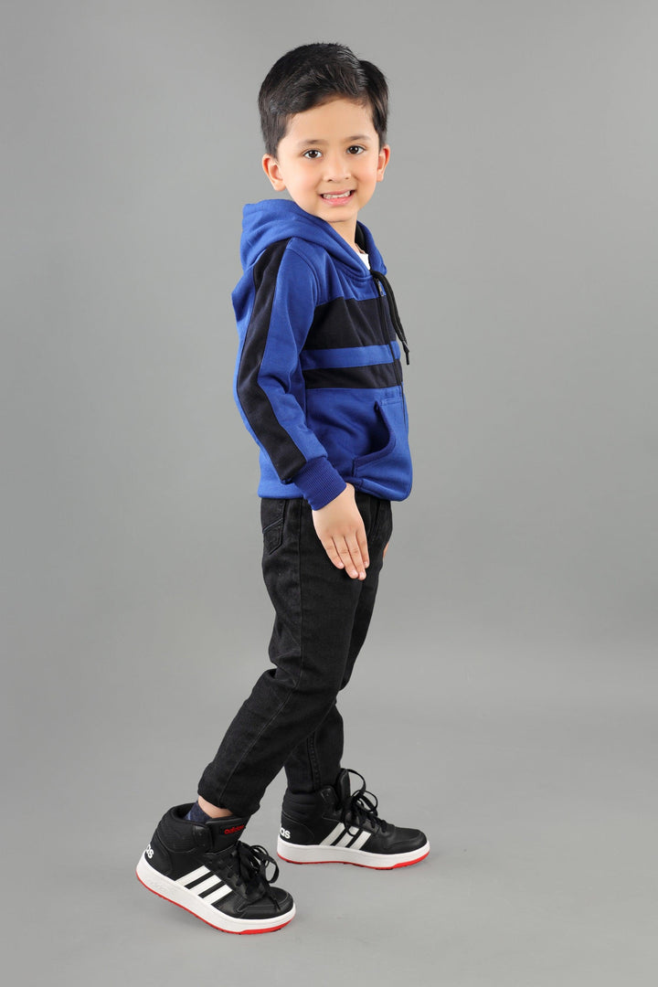 Ahhaaaa Cotton Blend Boys Zipper Hoodie Sweatshirts