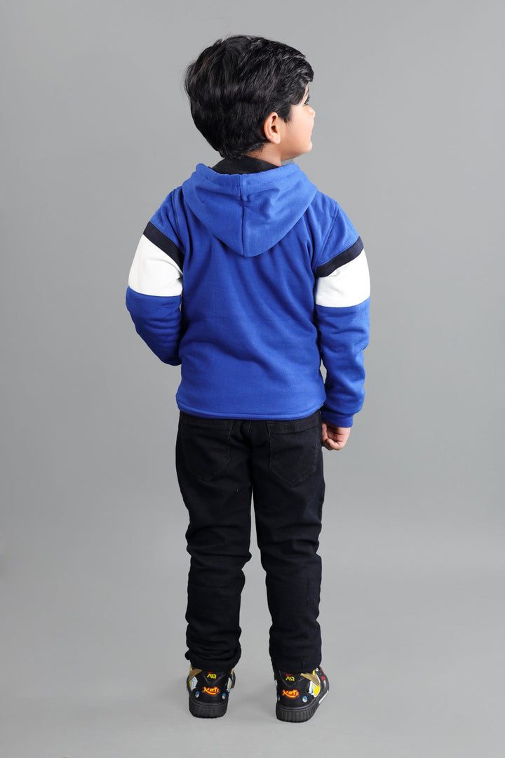 Ahhaaaa Cotton Blend Boys Zipper Hoodie Sweatshirts