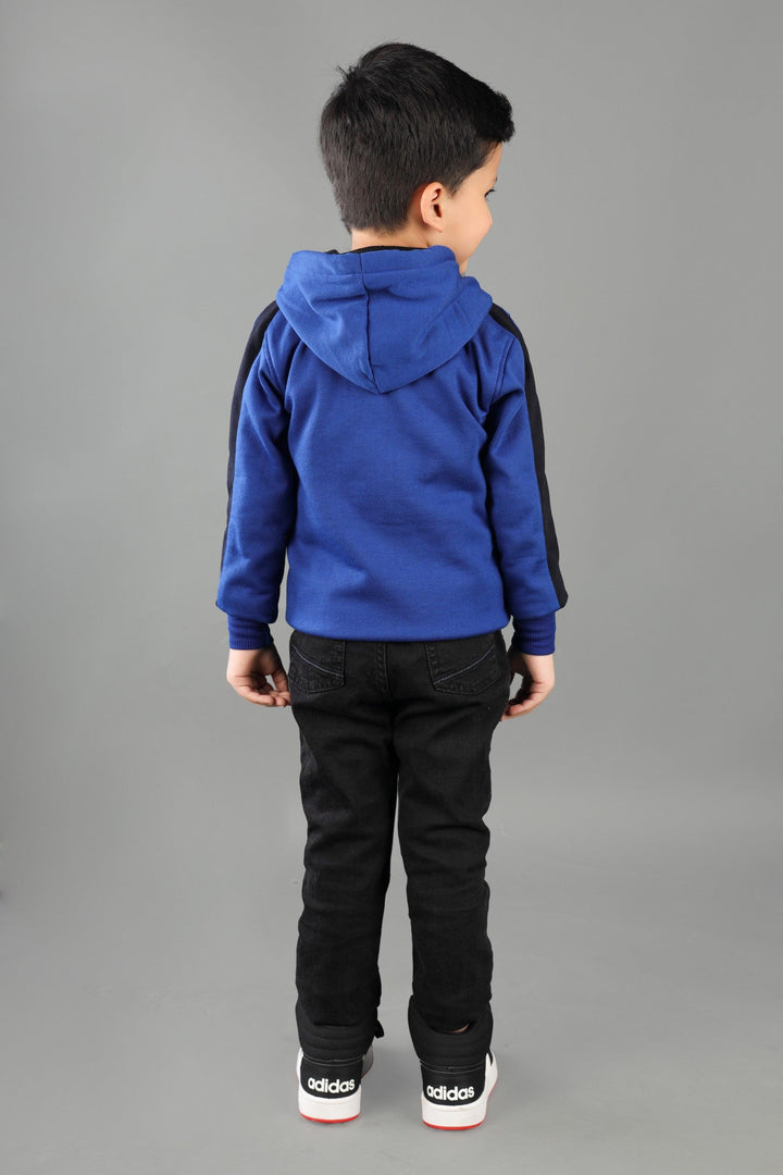 Ahhaaaa Cotton Blend Boys Zipper Hoodie Sweatshirts