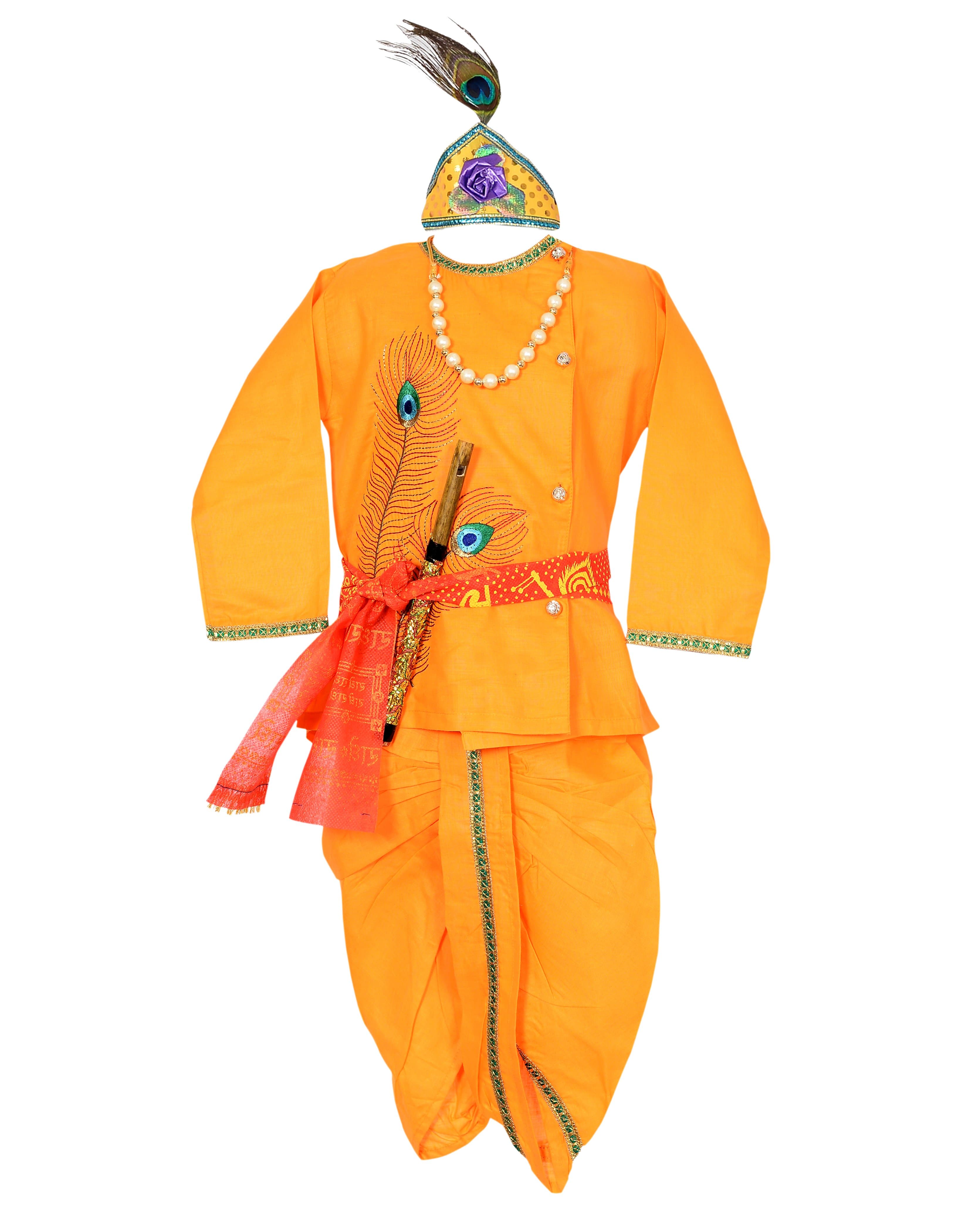 Ahhaaaa Cotton Handwork Ethnic Dress Kurta with Dhoti Pant for Boys