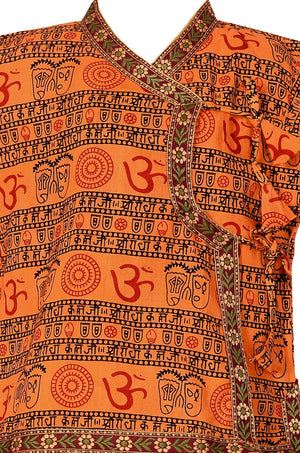 Ahhaaaa Cotton Handwork Kurta with Dhoti Pant for Boys