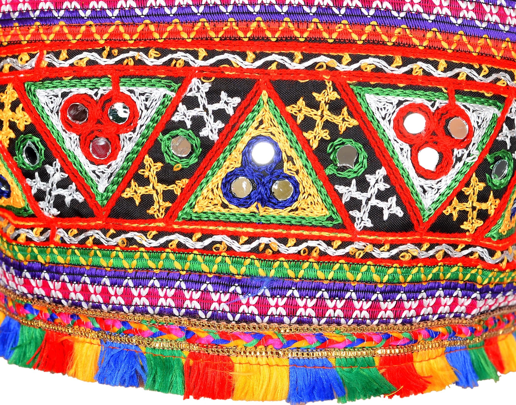Ahhaaaa Girls Ghoomar Lehenga Choli with Dupatta Set for Kids