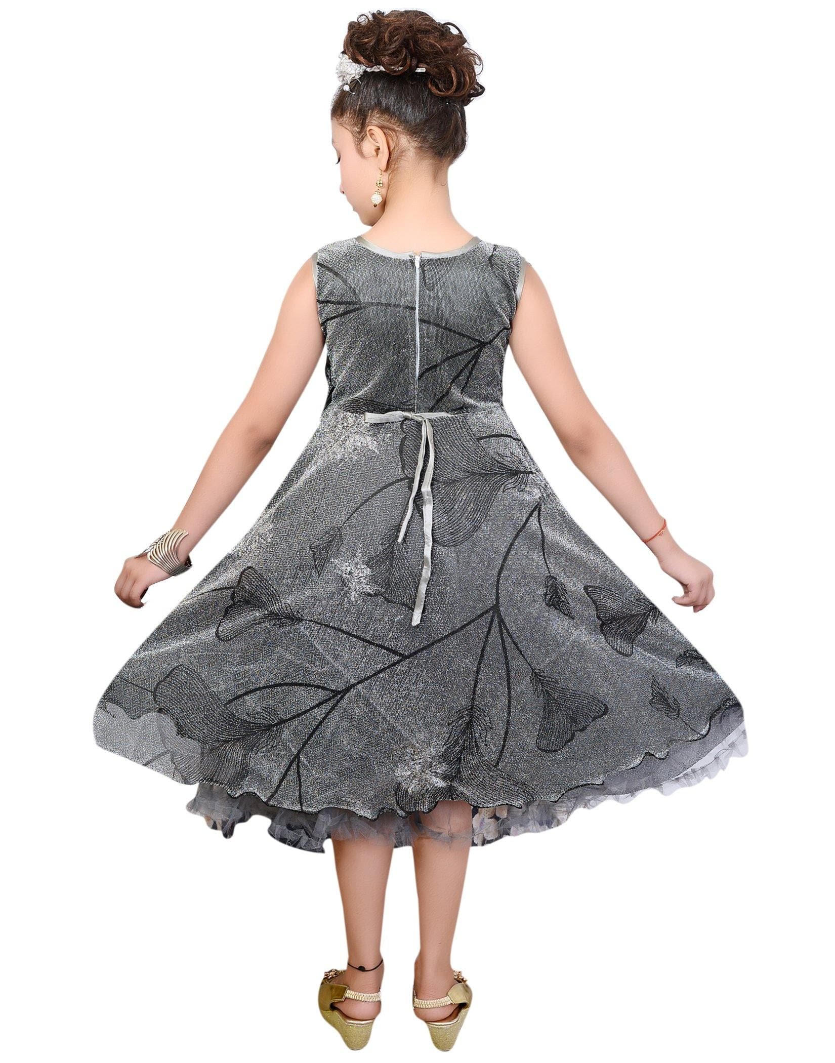 AHHAAAA Girls' Midi Dress
