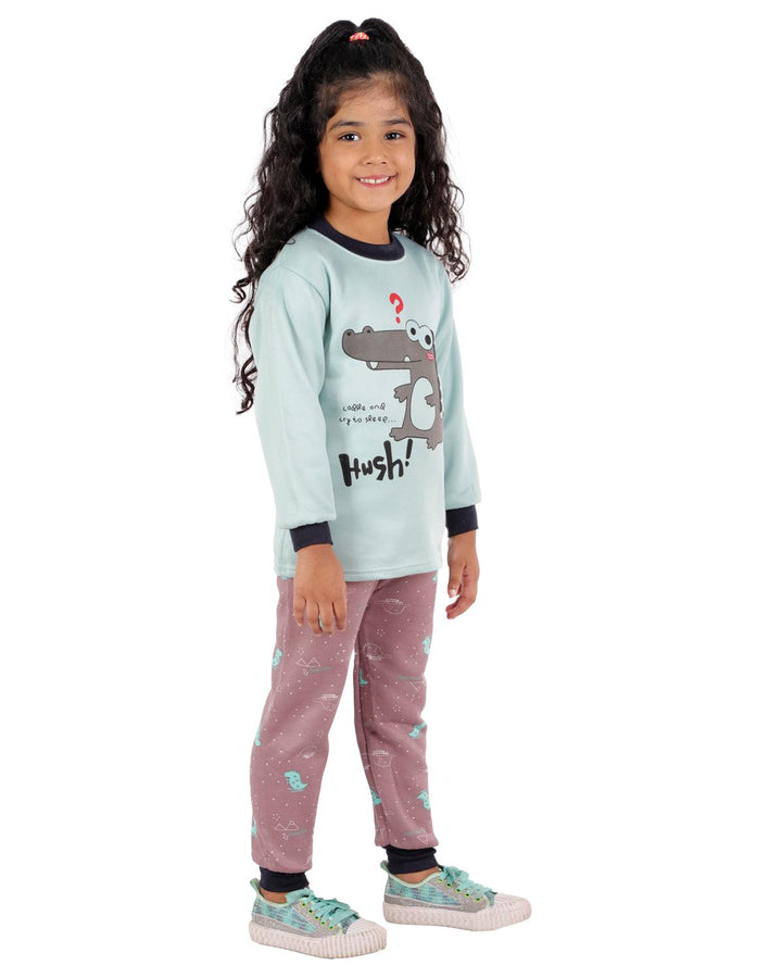 Ahhaaaa Kids Clothing Set Sweatshirt and Pyjama for Baby Girls and Boys