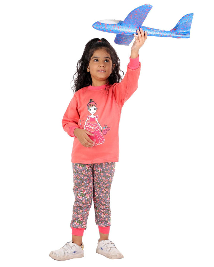 Ahhaaaa Kids Clothing Set Sweatshirt and Pyjama for Baby Girls and Boys